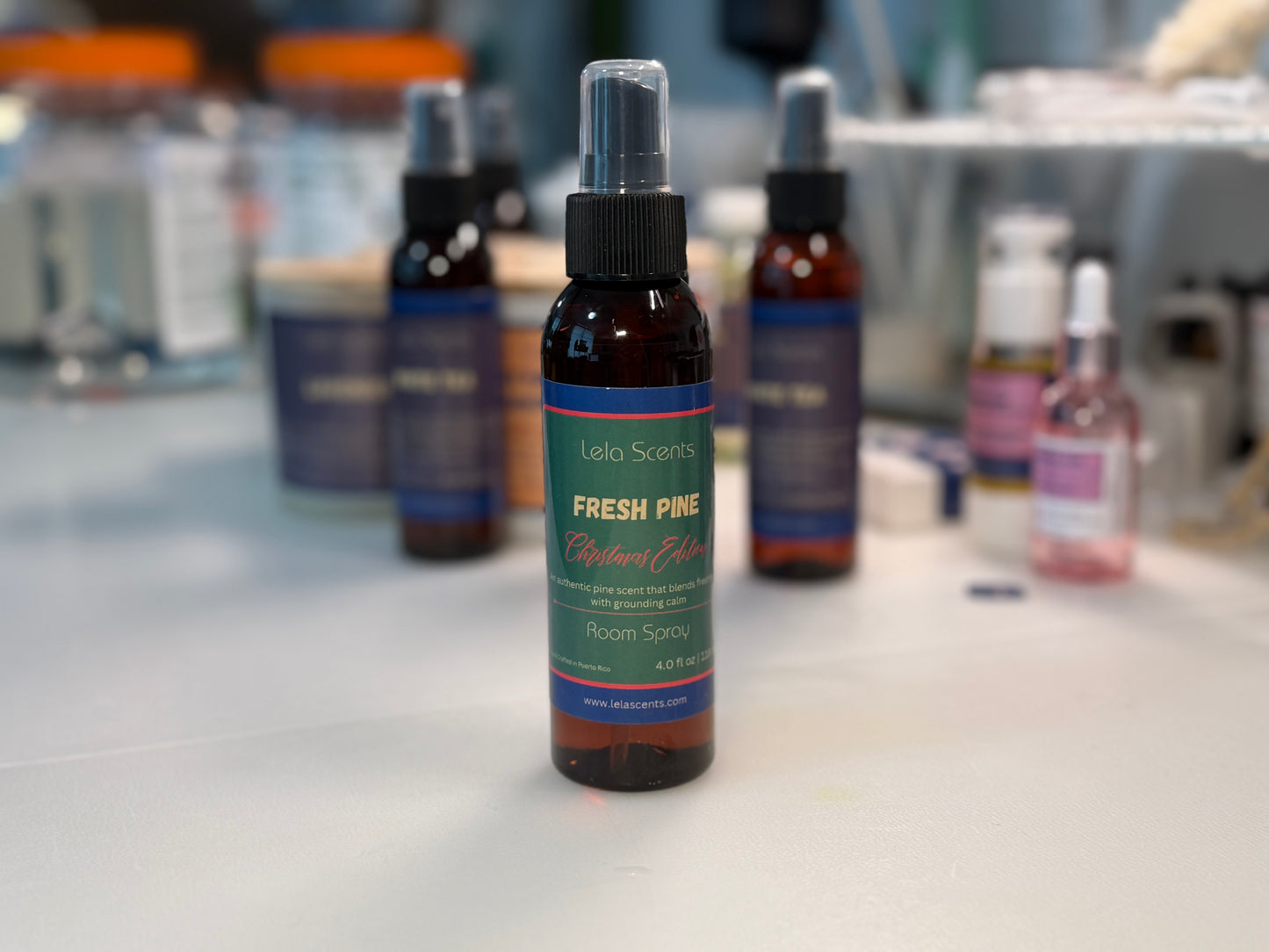 Fresh Pine – Spray Aromático para Habitaciones y Telas (4 oz) Edicion Limitada