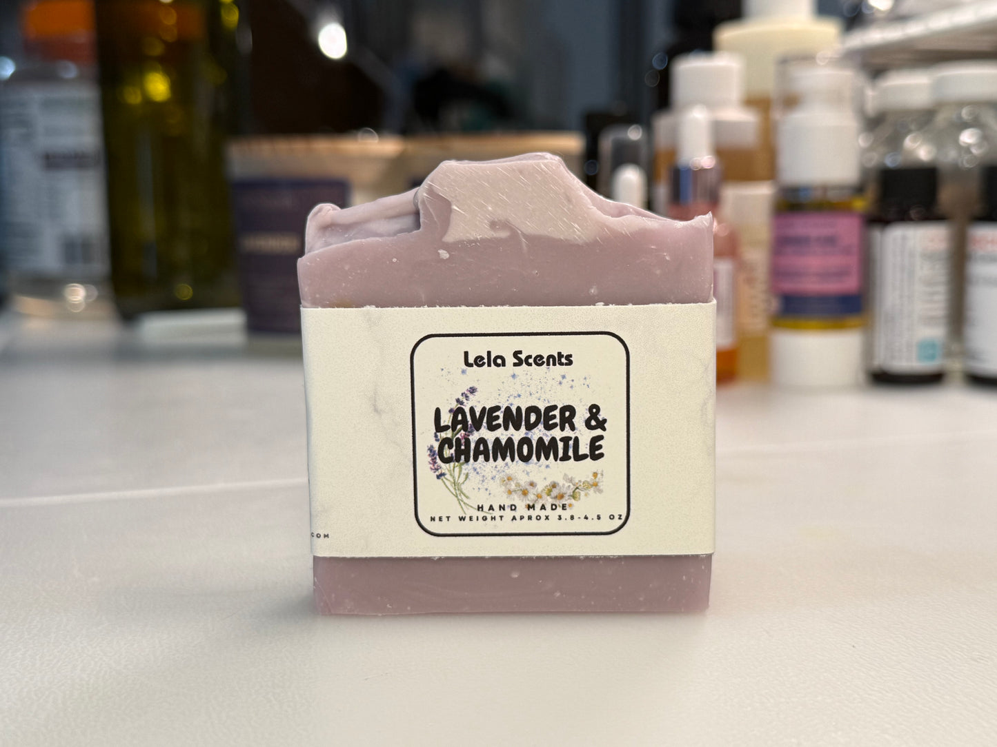 Lavanda & Manzanilla – Jabón Artesanal Calmante