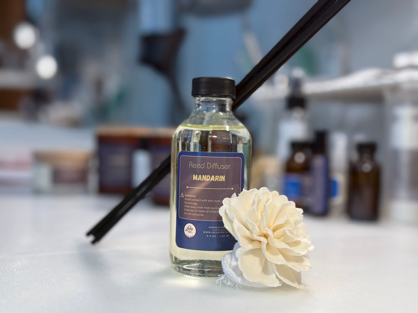 Difusor de Varillas Mandarin - 1.7 oz o 3.4 oz