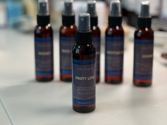 Spray Aromático Para Habitaciones y Telas, Fruity Love (4 oz)