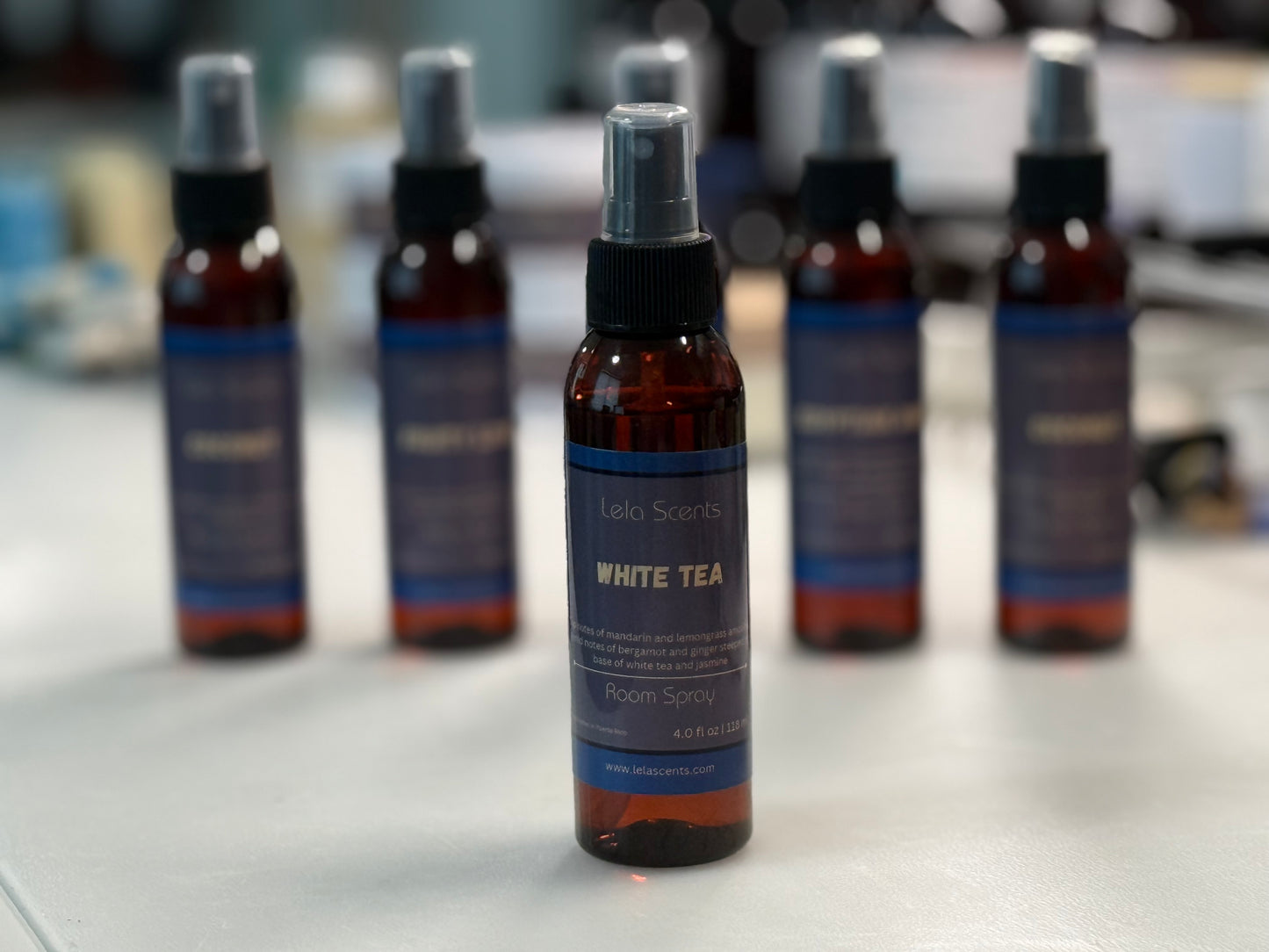 Spray Aromático para Habitaciones y Telas White Tea (4 oz)