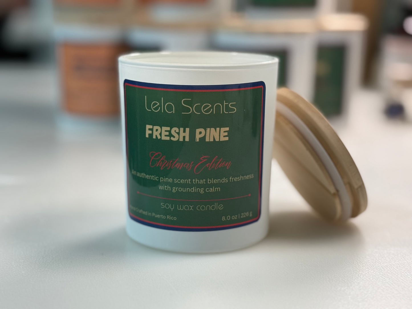 Fresh Pine – Vela de Soya, Fragancia Fresca y Natural (8 oz) - Edición Limitada