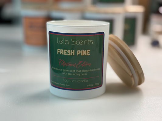Fresh Pine – Vela de Soya, Fragancia Fresca y Natural (8 oz) - Edición Limitada