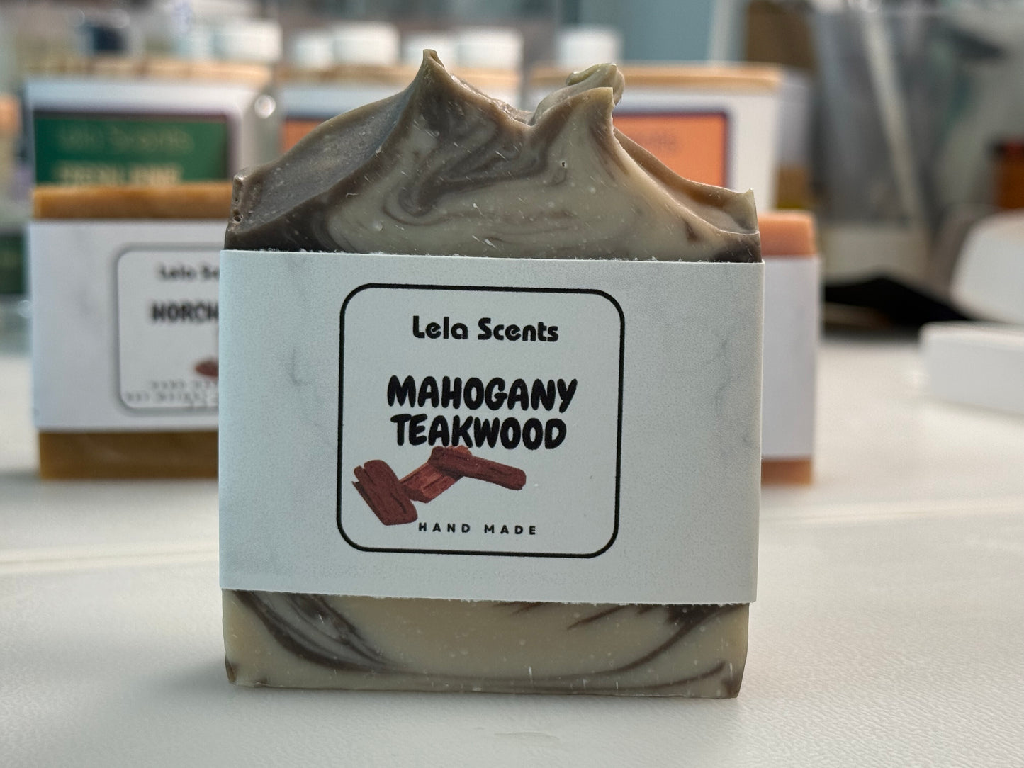 Jabón Artesanal de Mahogany Teakwood