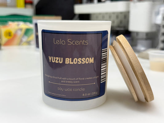 Vela Artesanal Yuzu Blossom – 8 oz